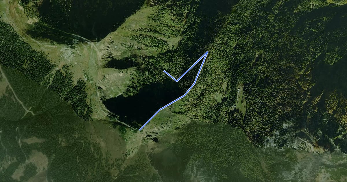 Маршрут Wanderweg 944b на спутниковом снимке
