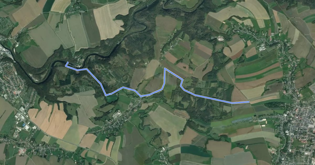 Маршрут Wanderweg Burgstädt – Höllmühle – Amerika на спутниковом снимке