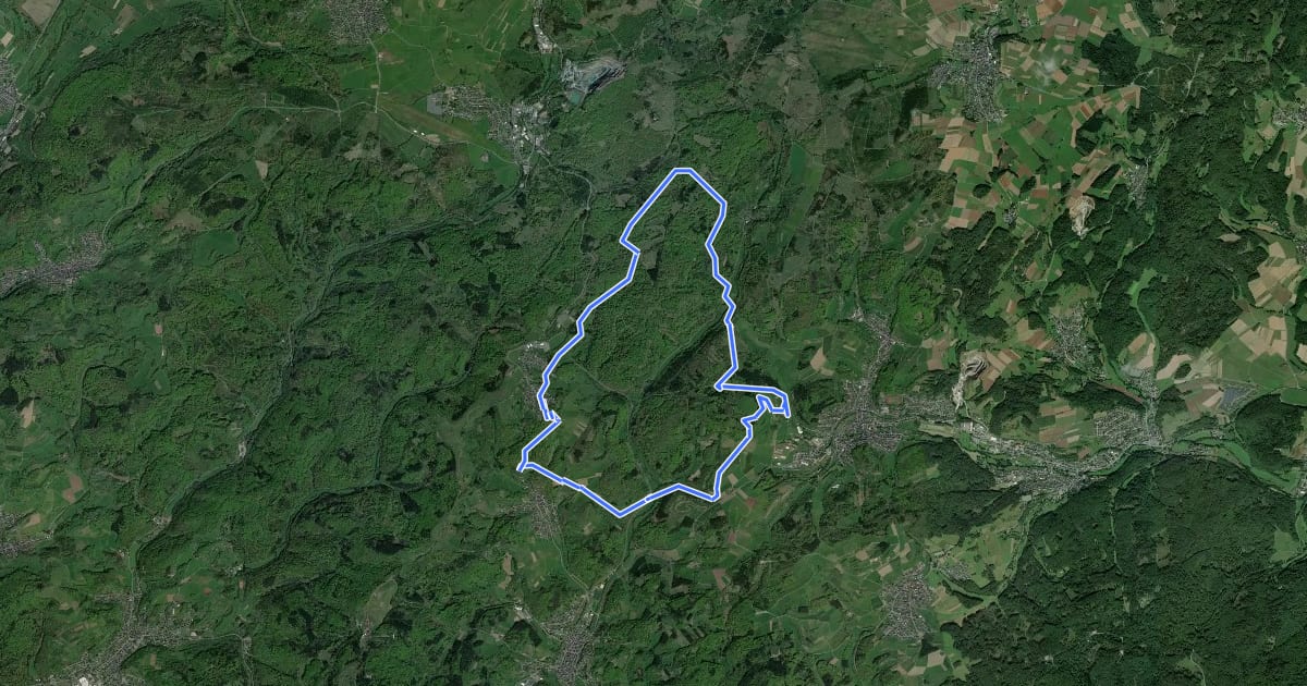 Маршрут Wanderweg E15 / Schlossbergweg на спутниковом снимке