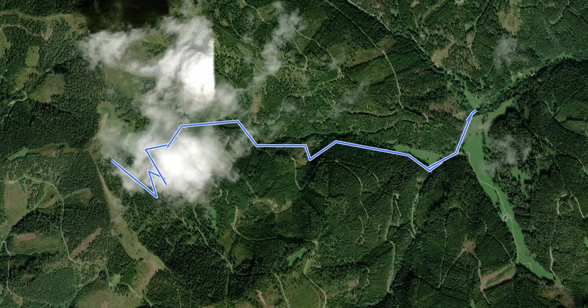 Маршрут Wanderweg Gößgraben - Graskogelalm на спутниковом снимке