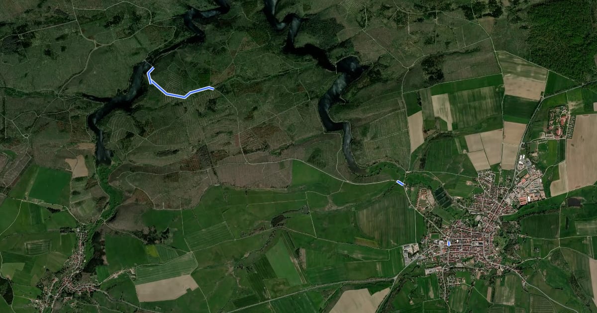 Маршрут Wanderweg Hasselfelde - Trageburg - Trautenstein на спутниковом снимке