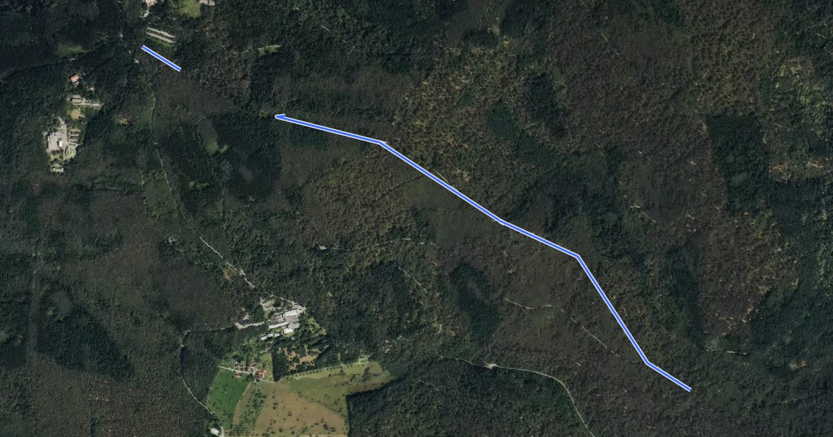Маршрут Wanderweg Königstuhl 11 на спутниковом снимке