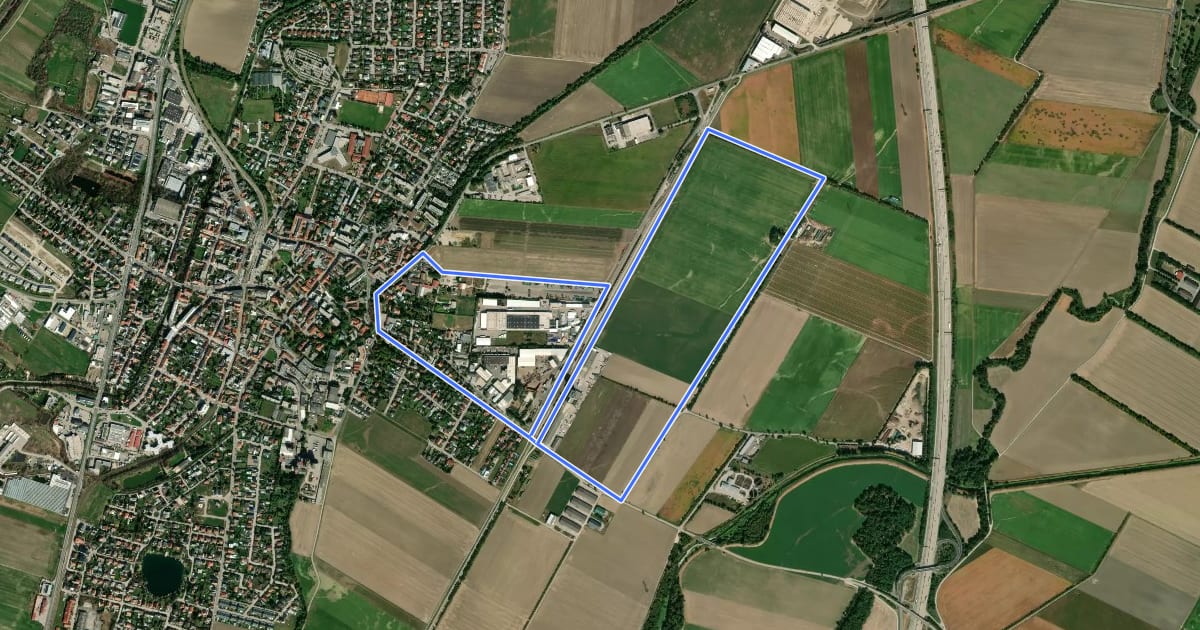 Маршрут Wanderweg Kaiserau на спутниковом снимке