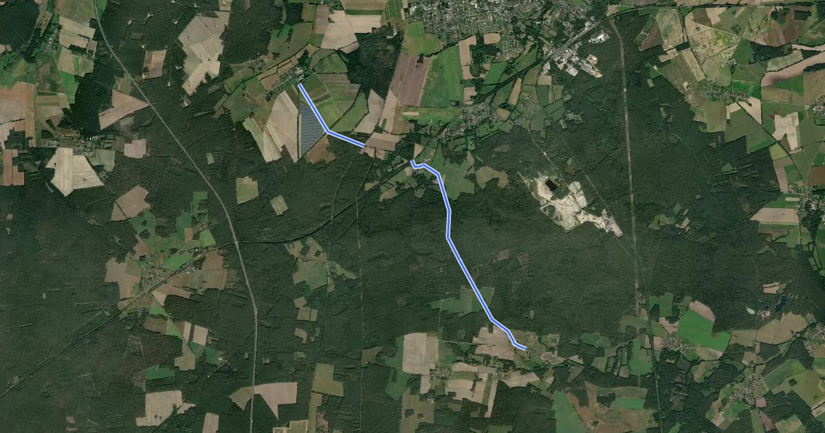 Маршрут Wanderweg Kemmen-Weißag на спутниковом снимке