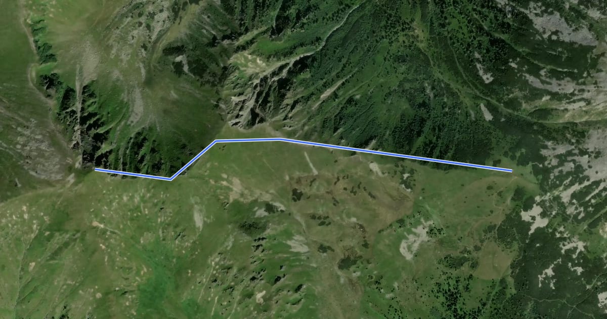 Маршрут Wanderweg Kettentörl - Sonntagskogel на спутниковом снимке