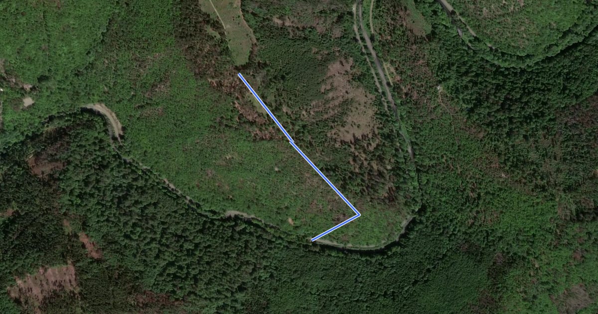 Маршрут Wanderweg Kirchfelsen (nur für geübte!) на спутниковом снимке
