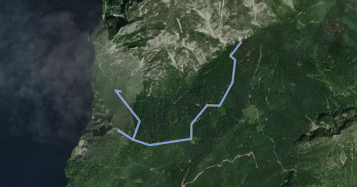 Маршрут Wanderweg Kleiner Schönberg на спутниковом снимке