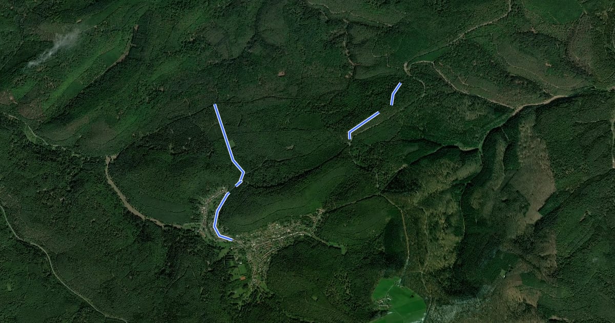 Маршрут Wanderweg Mölschbach 2 на спутниковом снимке