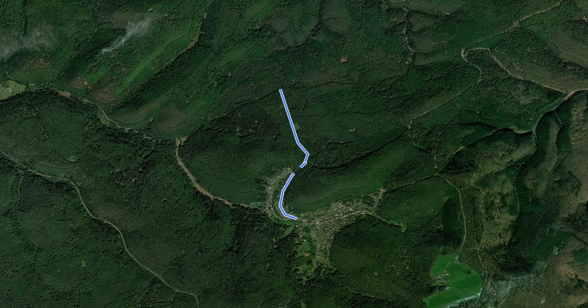 Маршрут Wanderweg Mölschbach 4 на спутниковом снимке