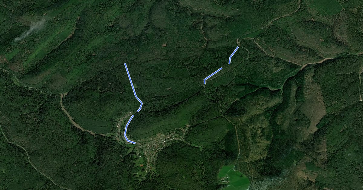 Маршрут Wanderweg Mölschbach 5 на спутниковом снимке