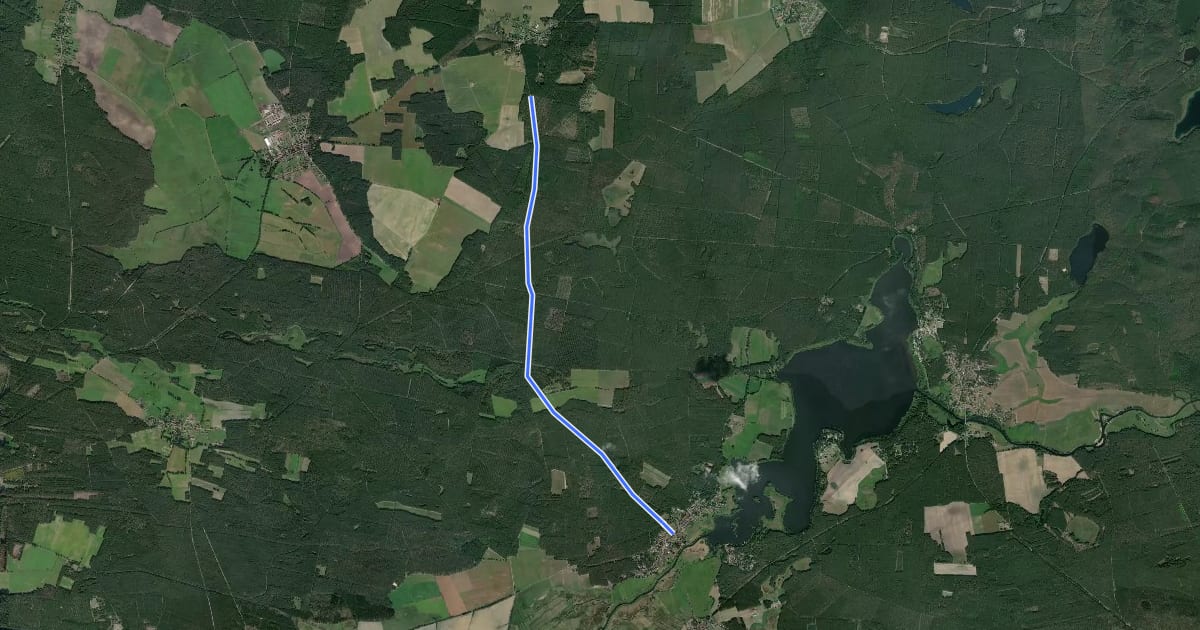 Маршрут Wanderweg Neuendorf-Eichholz-... на спутниковом снимке