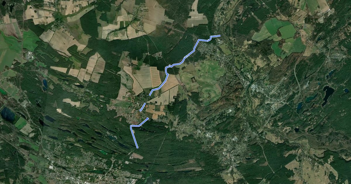 Маршрут Wanderweg Räderschnitza на спутниковом снимке