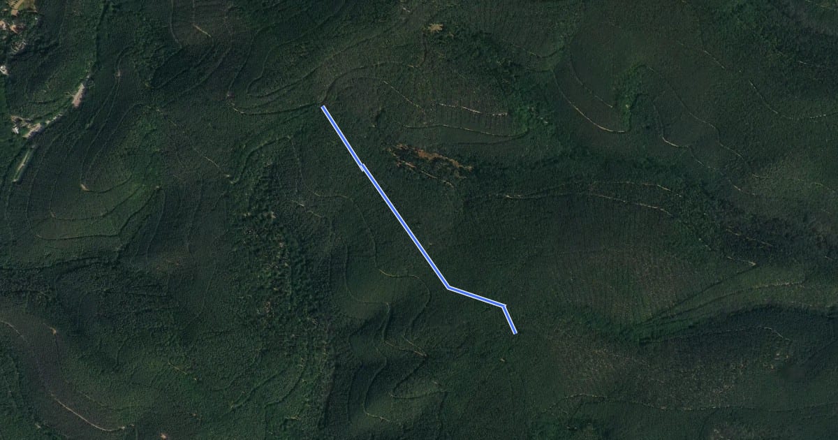 Маршрут Wanderweg S на спутниковом снимке