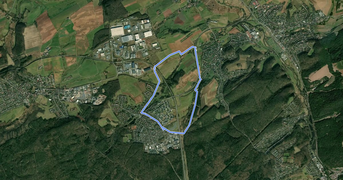 Маршрут Wanderweg Siegelbach 2 на спутниковом снимке