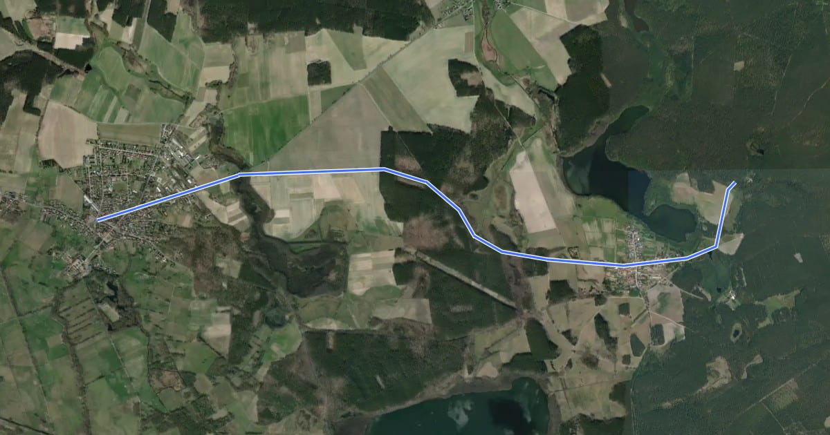 Маршрут Wanderweg Straupitz (L44)-Byhlen-Pintschens Quell на спутниковом снимке