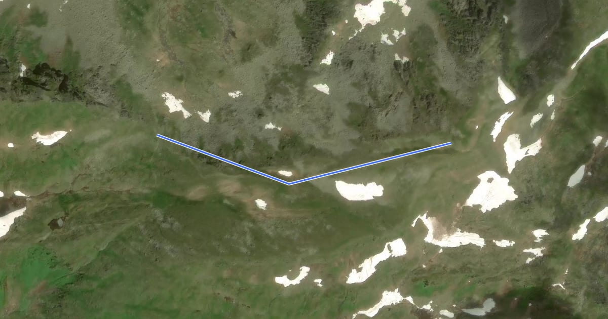 Маршрут Wanderweg Talkenschrein на спутниковом снимке