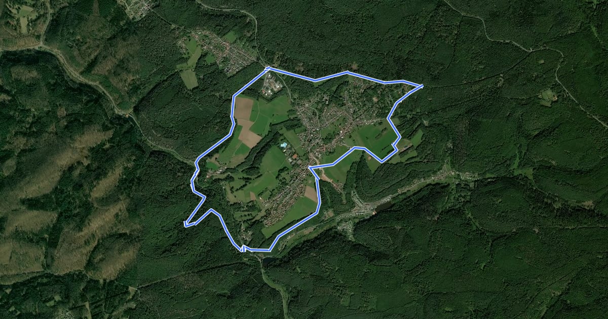 Маршрут Wanderweg Trippstadt 3: Zur Amseldelle на спутниковом снимке