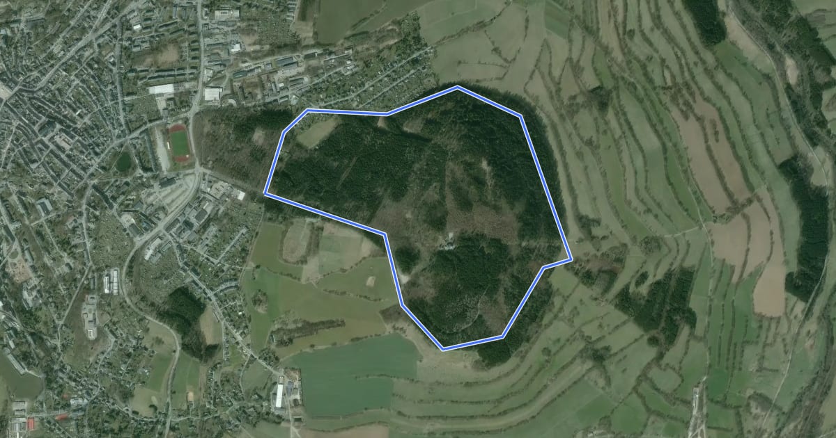 Маршрут Wanderweg Unterer Rundgang на спутниковом снимке