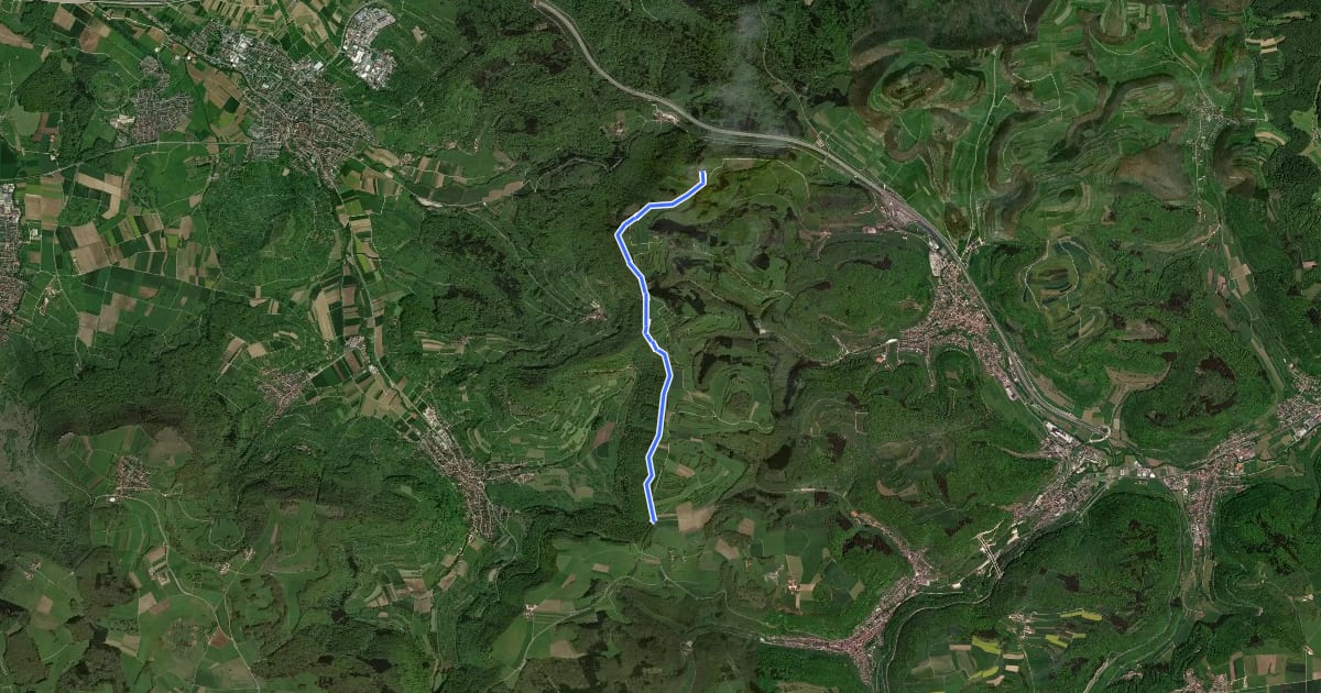 Маршрут Wanderweg zum Boßlerhaus на спутниковом снимке