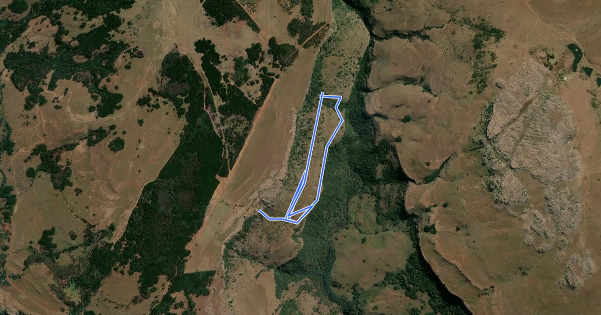 Маршрут Wapad Hiking Trail на спутниковом снимке