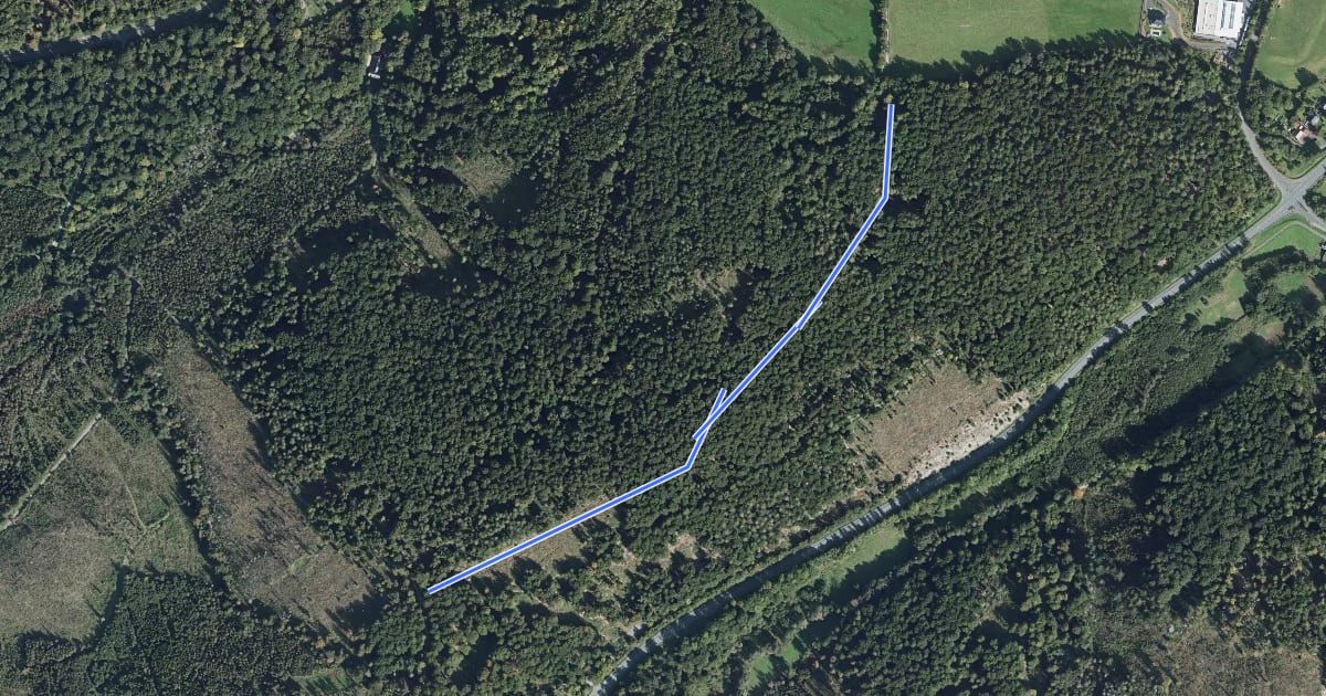 Маршрут [/_\] Warstein SGV-Hütte - Kerstings Wieschen на спутниковом снимке