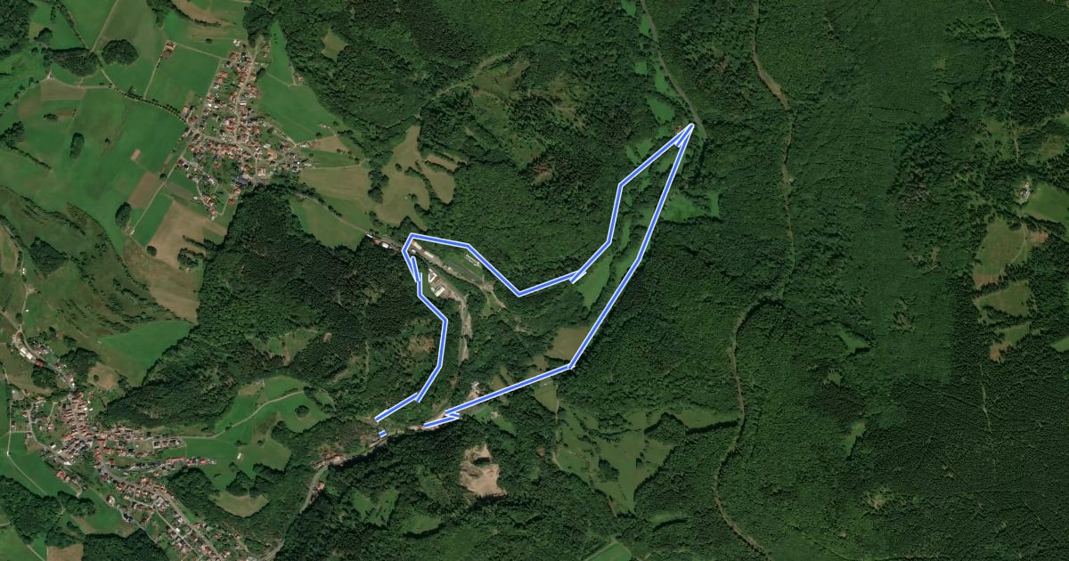 Маршрут Wasserfallgraben Rundweg на спутниковом снимке