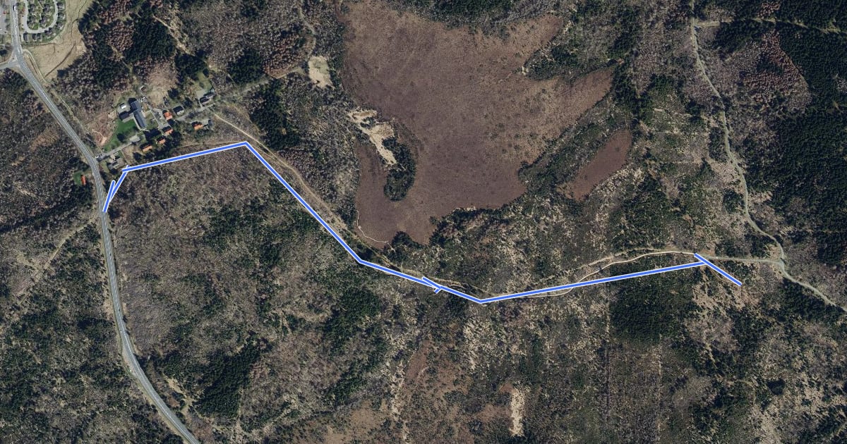Маршрут WasserWanderWeg Abbegraben на спутниковом снимке