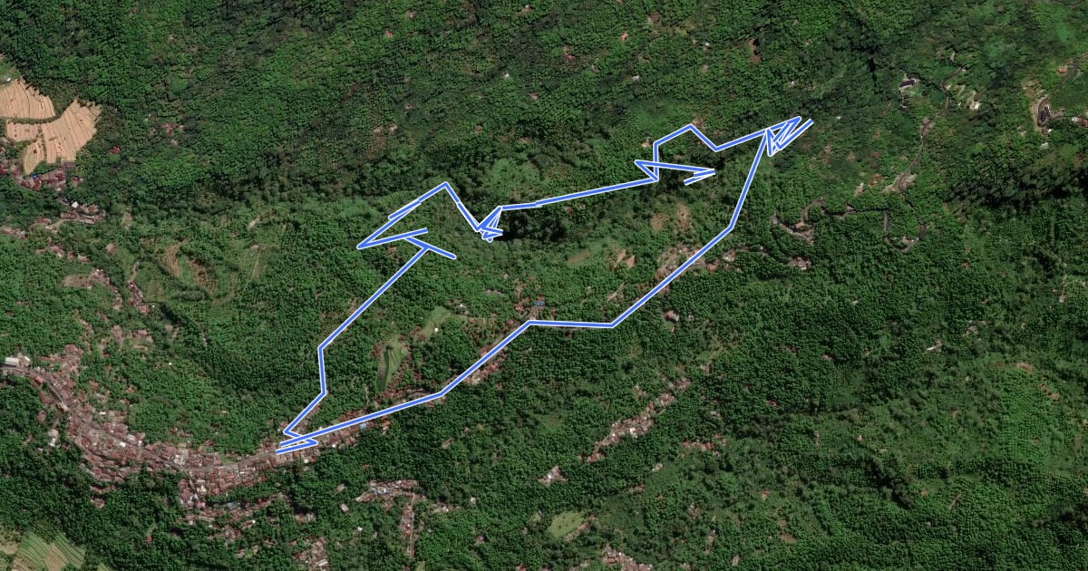 Маршрут Waterfalls Route на спутниковом снимке
