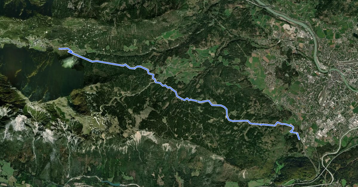 Маршрут Weg des Buches - Etappe 12 на спутниковом снимке