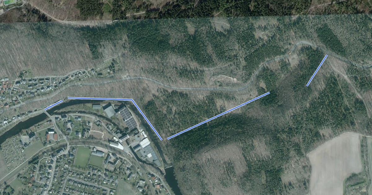 Маршрут Weg durch Höllengrund на спутниковом снимке