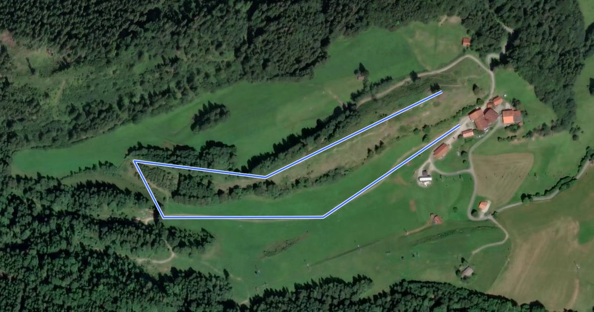 Маршрут Weg Nr. 1 - Zum Glescherblick - Oberaudorf/Hocheck на спутниковом снимке