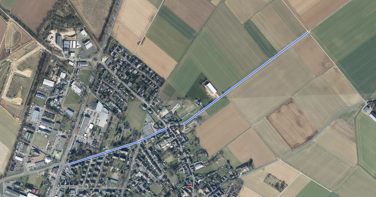 Маршрут Wegberg (79) - Wegberg (80) на спутниковом снимке