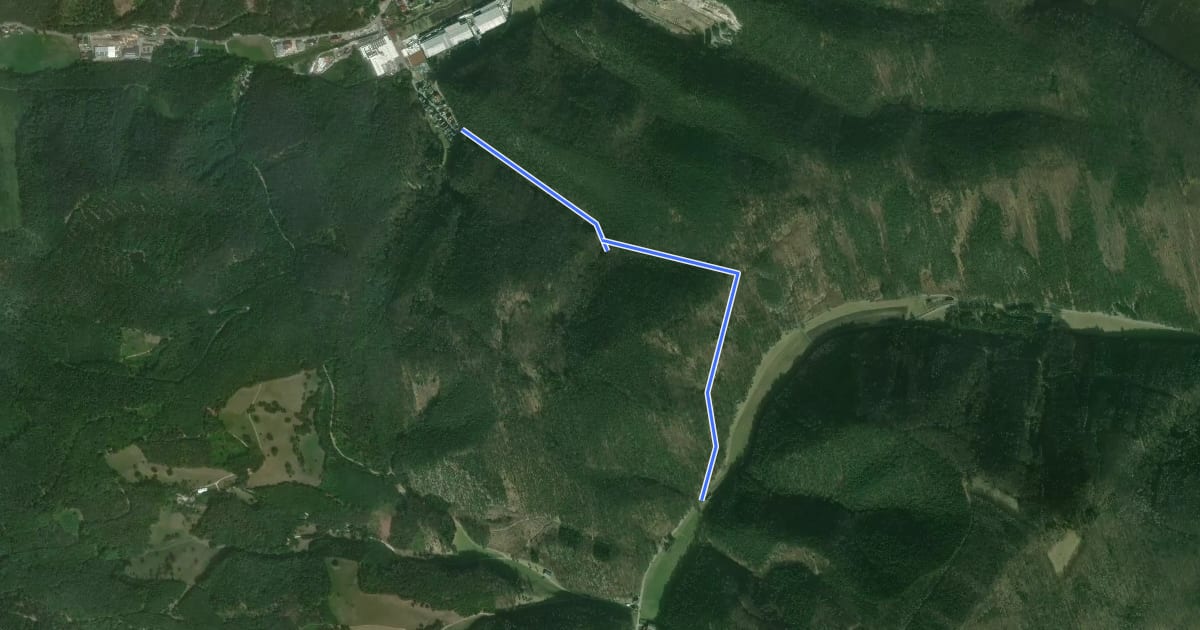 Маршрут Weißenbach a.d.Tr. (Am Brand) - Grabenweg на спутниковом снимке