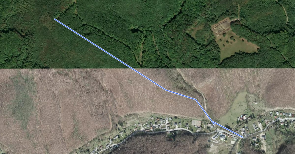 Маршрут Weidlingbach/Dombachgraben - Taferlberg на спутниковом снимке