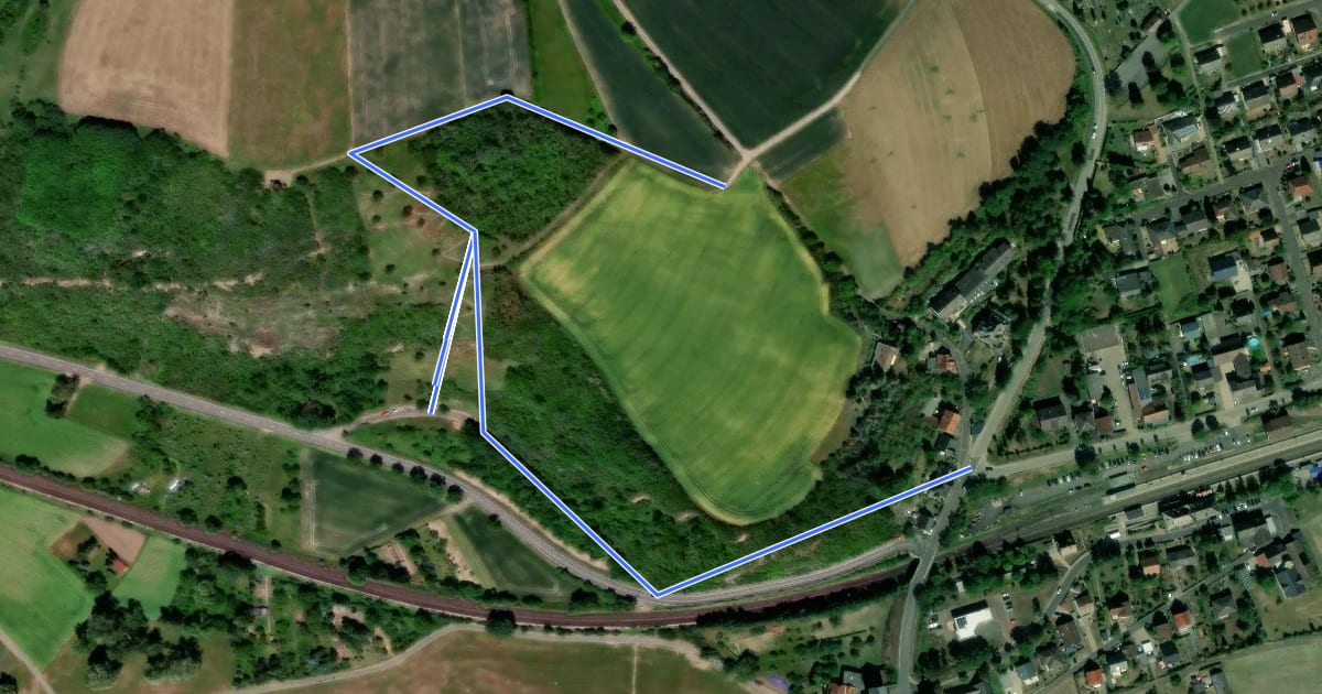 Маршрут Weinbergsterrassen- und Orchideenpfad на спутниковом снимке