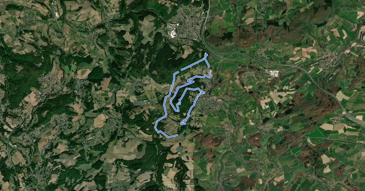 Маршрут Weiselberg-Gipfeltour на спутниковом снимке