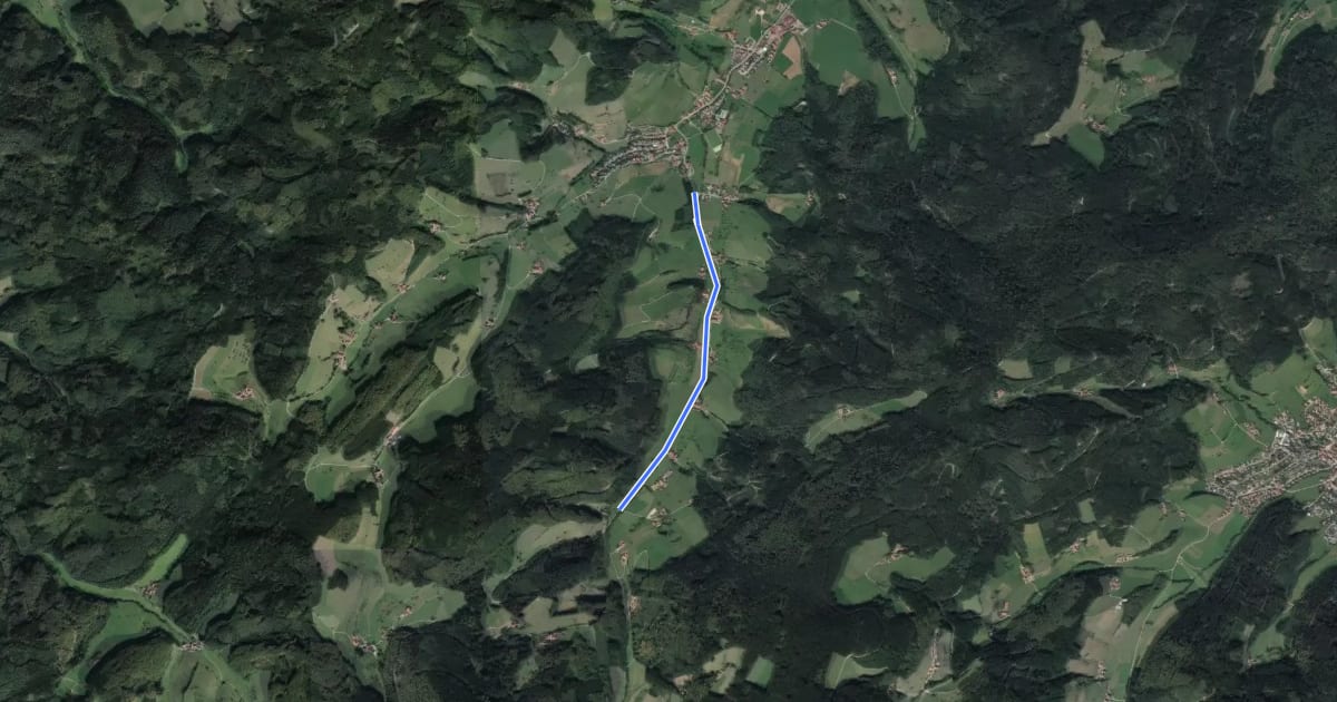 Маршрут Welschensteinach Halderweg - Mühlsbach-Fixenhof на спутниковом снимке