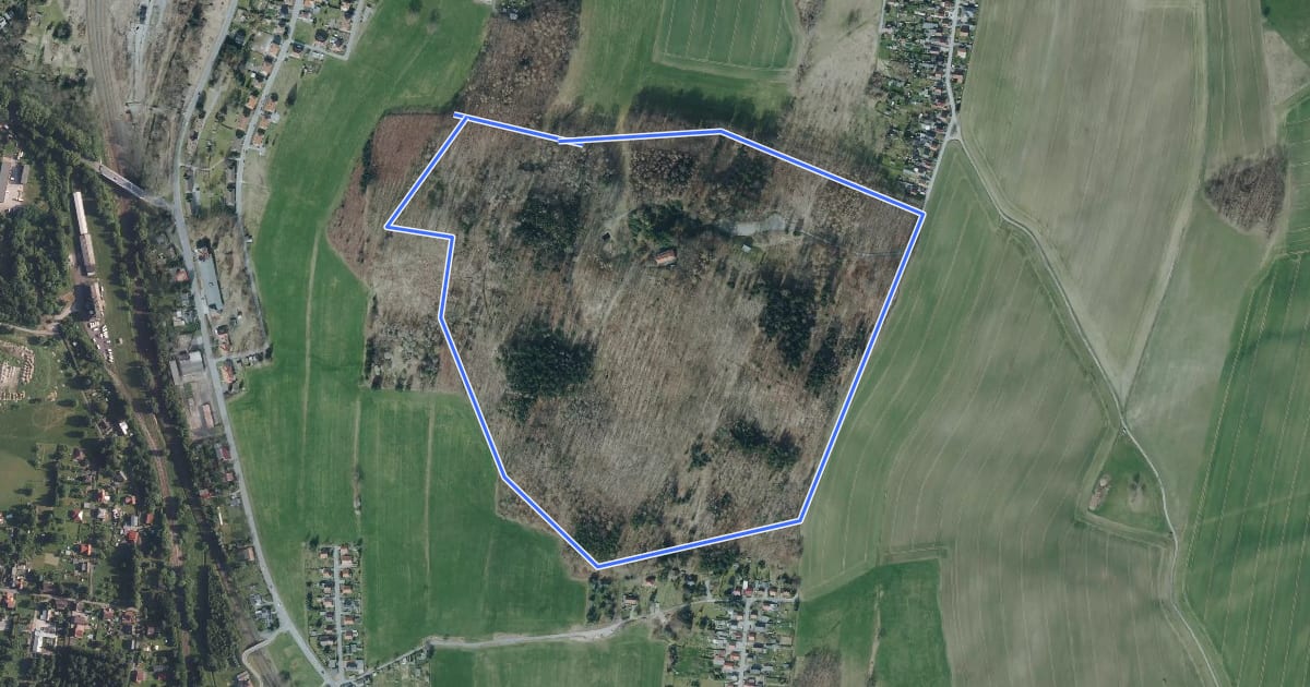 Маршрут Werner-Andert-Ringweg на спутниковом снимке