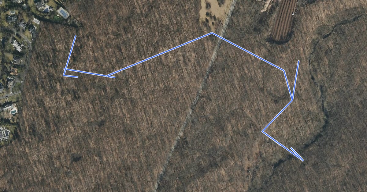 Маршрут West Connector на спутниковом снимке