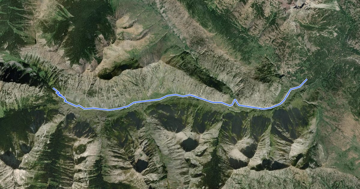 Маршрут West Fork Methow River Trail на спутниковом снимке