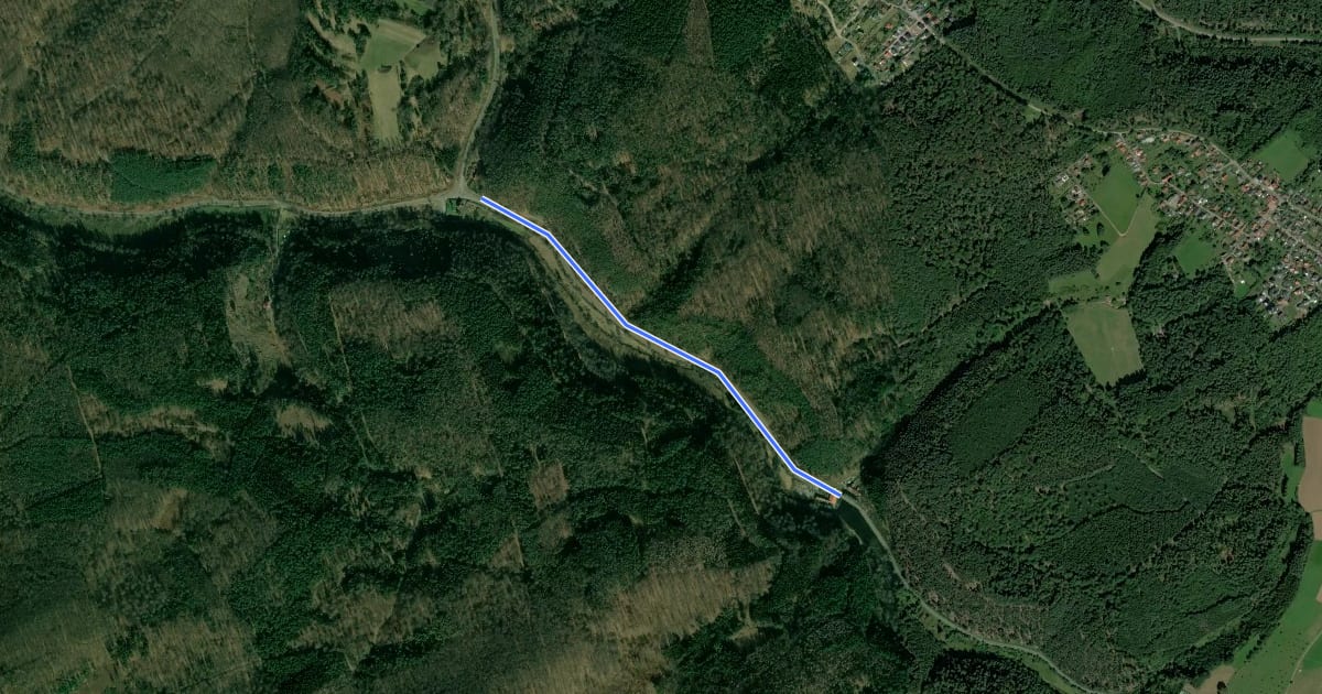 Маршрут Westpfalzradweg Rot на спутниковом снимке