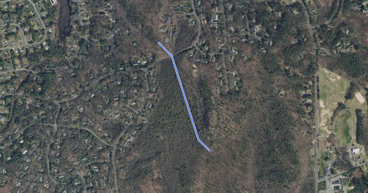 Маршрут White Circle Trail на спутниковом снимке