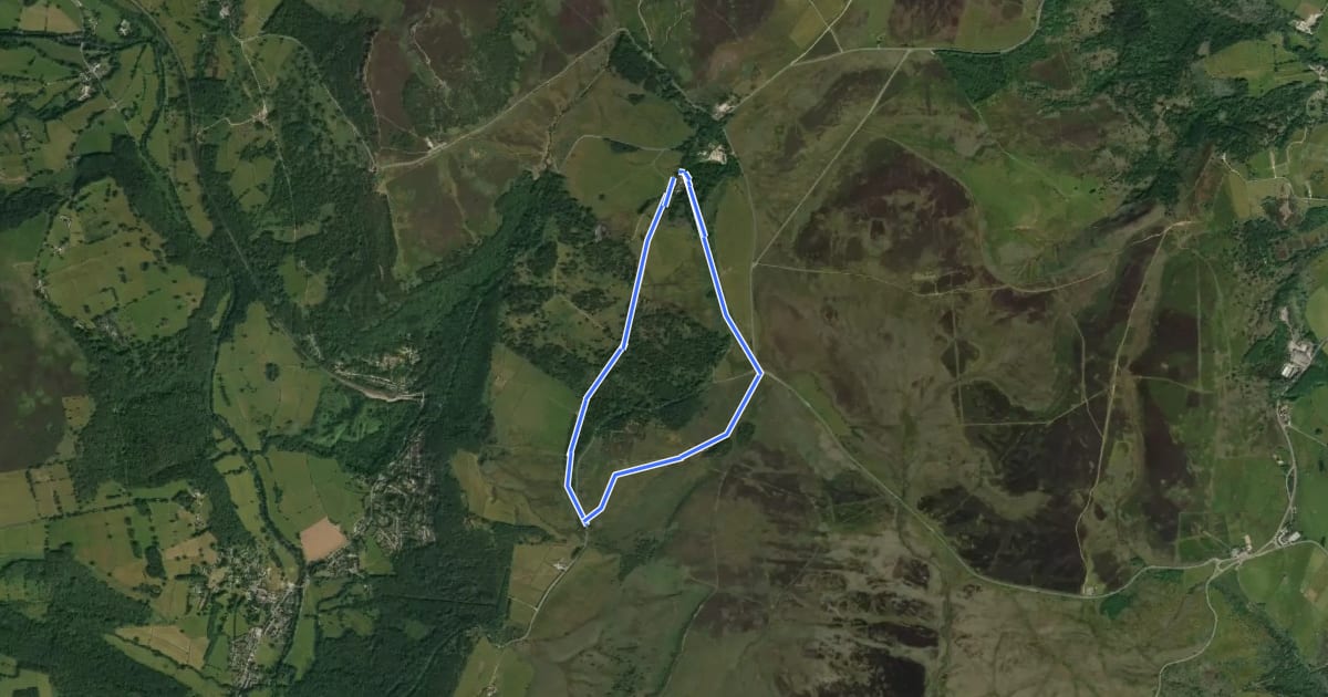 Маршрут White Edge Loop Cycling Trail на спутниковом снимке