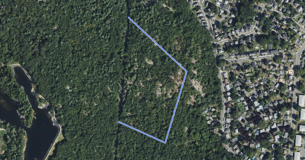 Маршрут White Rock Path на спутниковом снимке