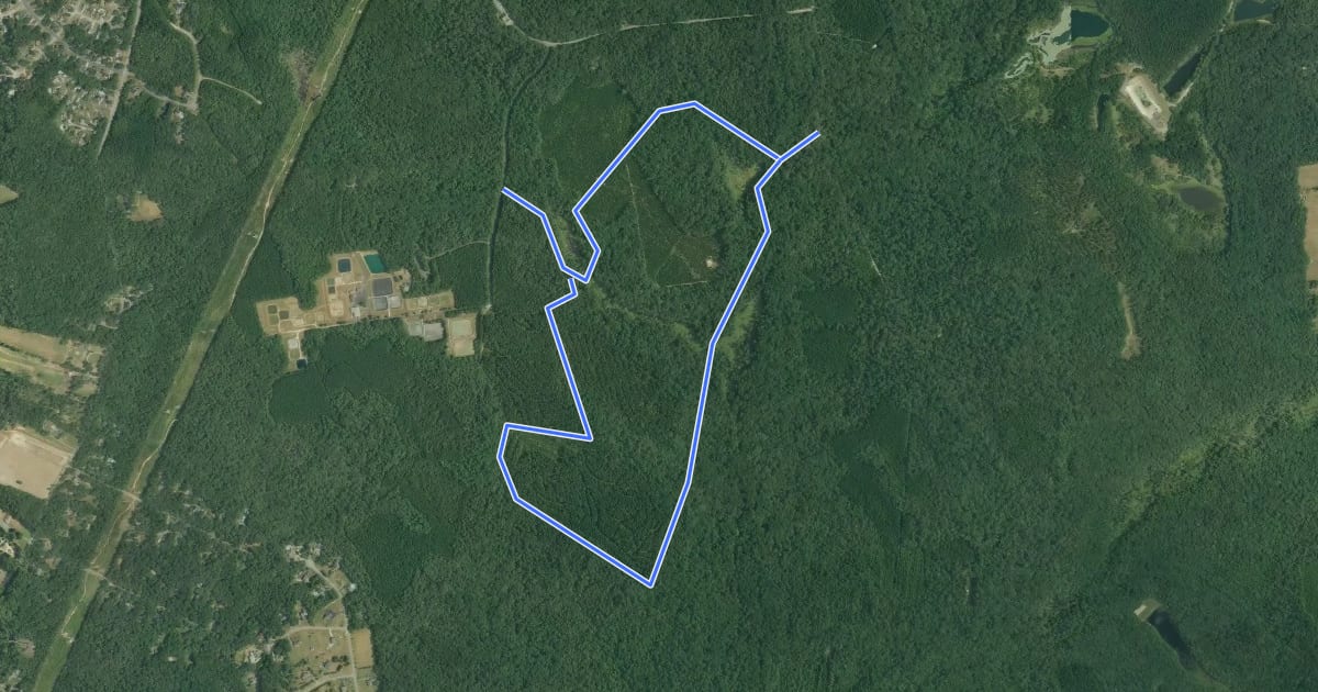 Маршрут White Trail на спутниковом снимке
