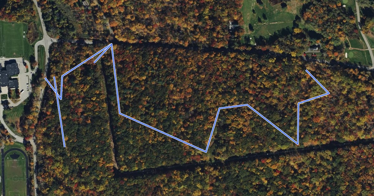 Маршрут White Trail на спутниковом снимке