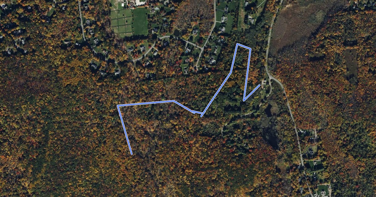 Маршрут White Trail на спутниковом снимке