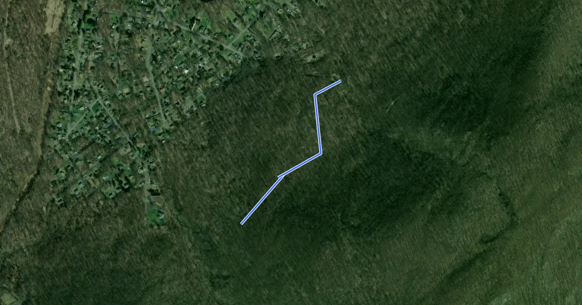 Маршрут White Trail на спутниковом снимке