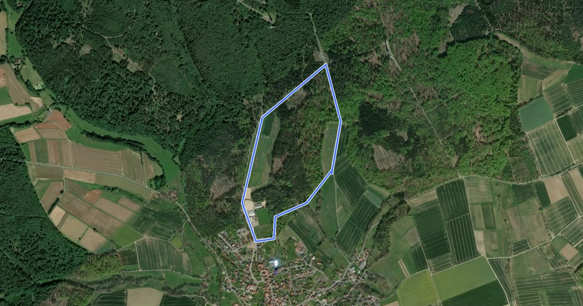 Маршрут Wickenhohl/Sengfeld_Runde на спутниковом снимке