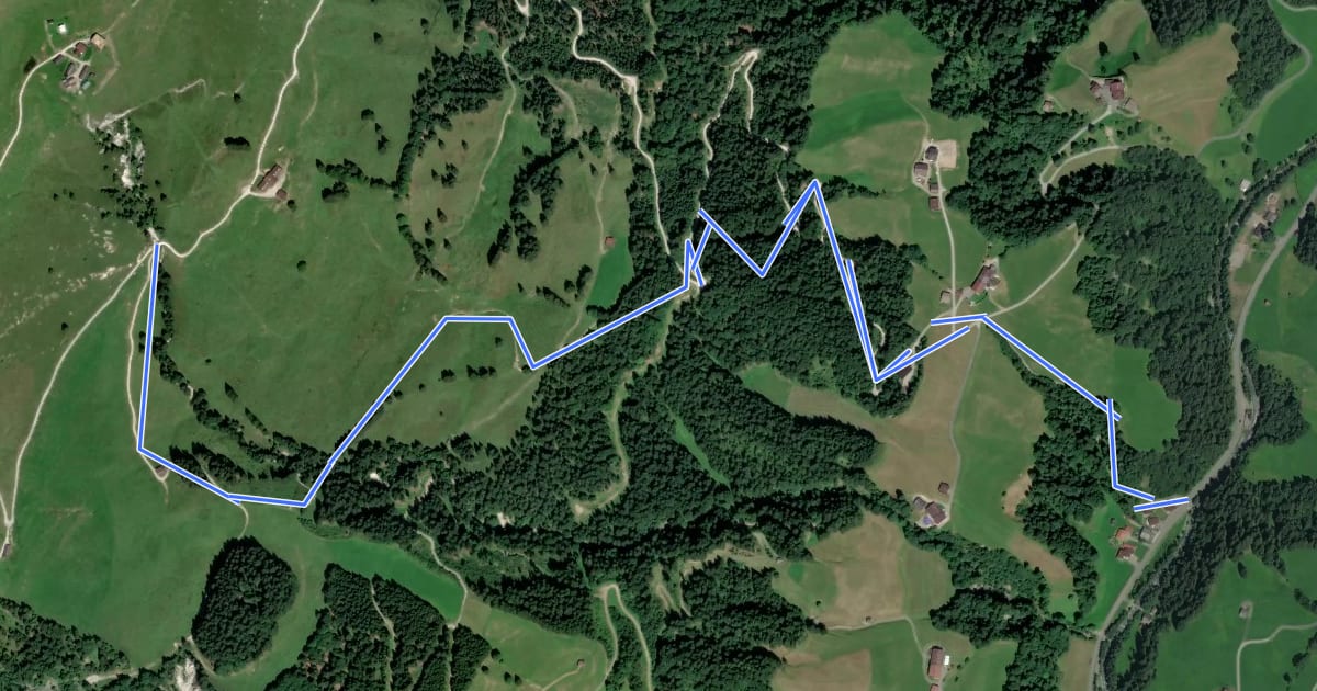 Маршрут Wiegalmtrail (Kirchberg in Tirol) на спутниковом снимке